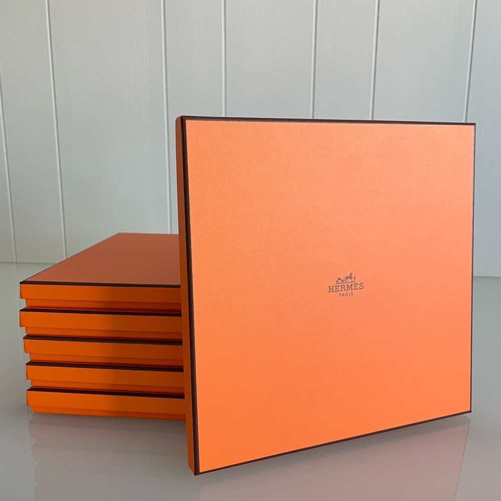 Hermes Empty Scarf Boxes - Lot of SIX